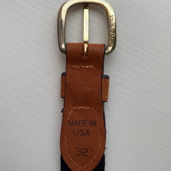 ZEP PRO Leather Canvas Belt USC Logo Embroidery Size 32 - Picture 2 of 11